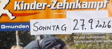 27. Kinder-Zehnkampf in Gmunden-Zehn Disziplinen, ein großer Tag für die kleinen Leichtathleten