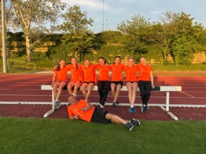 Die erfolgreichen Gmundner U16-Leichtathletinnen der Sektion Leichtathletik der Sportunion Gmunden