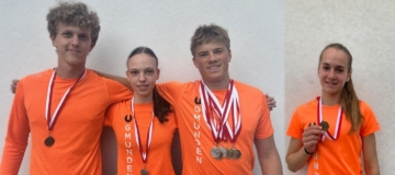 Neun Medaillen für Gmundens Leichtathletik-Nachwuchs in Linz