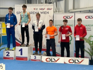 PA Starke Leistungen der Sportunion Gmunden bei den Österreichischen U18-Hallenmeisterschaften in Wien