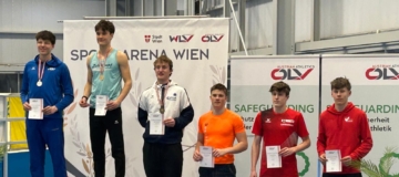 PA Starke Leistungen der Sportunion Gmunden bei den Österreichischen U18-Hallenmeisterschaften in Wien