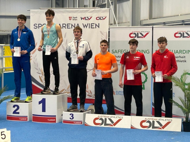 PA Starke Leistungen der Sportunion Gmunden bei den Österreichischen U18-Hallenmeisterschaften in Wien